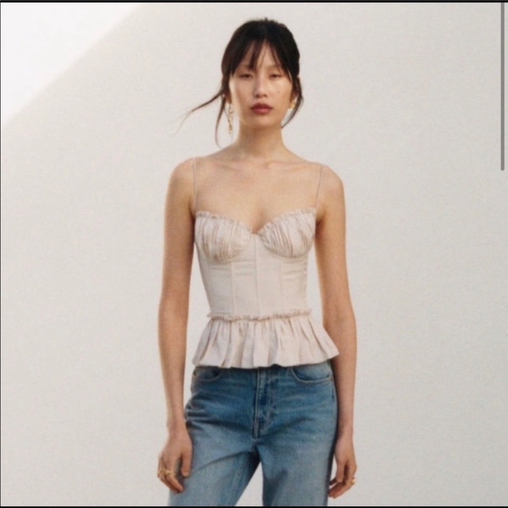 H&M x Brock Collection corset top M